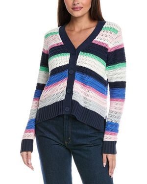 Isla Lauren Textured Cardigan - Blue