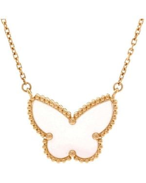 Van Cleef & Arpels Lucky Alhambra Metal Necklace (authentic Pre-loved) - Metallic