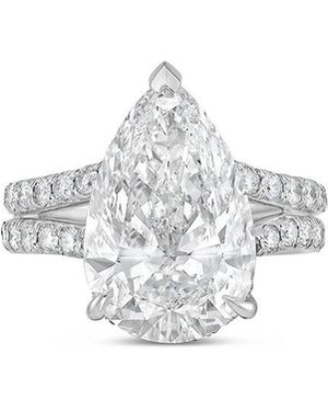 Diana M. Jewels Diana M. 18K 13.50 Ct. Tw. Lab-Grown Diamond Split Shank Ring - White