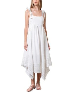 Moon River Midi Dress - White