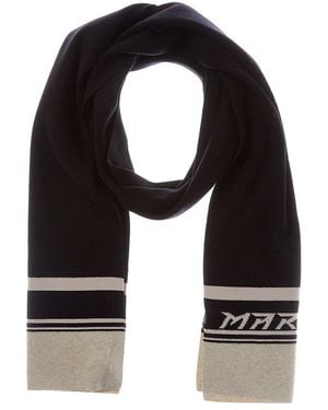 Isabel Marant Casey Wool-Blend Scarf - Black