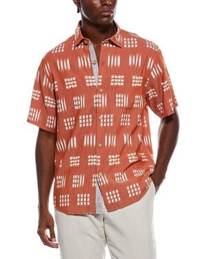 Tommy Bahama Coastal Ease Aqua Kay Shirt - Red