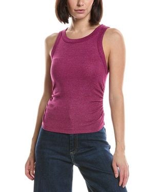 Michael Stars Ella Crop Tank - Purple