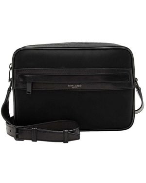 Saint Laurent Nylon Camp Camera Bag (authentic Pre-loved) - Black