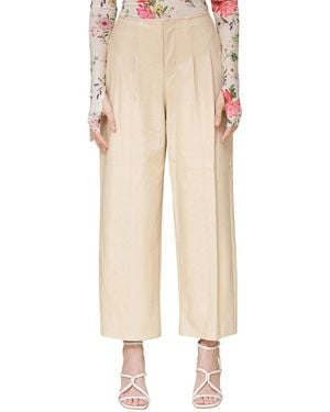 Avec Les Filles Pleated Pant - Natural