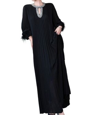 BRC By BURRYCO Solid Maxi Dress - Blue