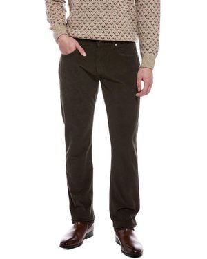 7 For All Mankind Corduroy Dark The Straight Jean - Black