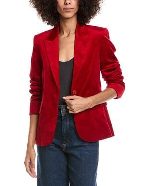 Zadig & Voltaire Velvet Blazer - Red