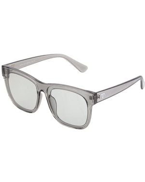 Sixty One Unisex Delos 66mm Polarized Sunglasses - White
