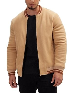 Ron Tomson Classic Bomber Jacket - Natural