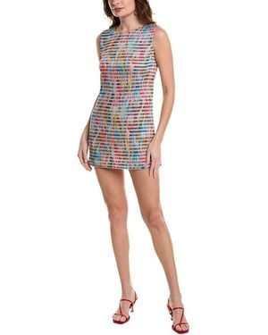 Missoni Silk-Blend Mini Dress - White
