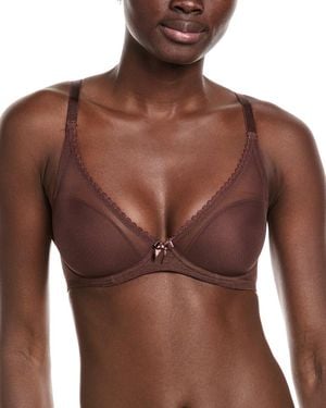Journelle Victoire Plunge Bra - Brown
