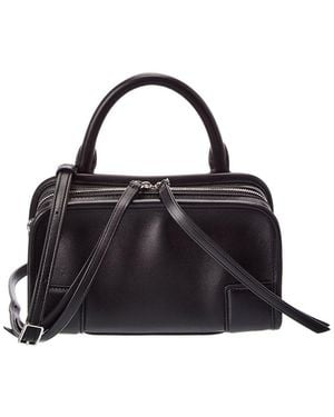 Loewe Mini Amazona 180 Leather Shoulder Bag - Black