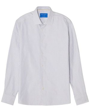 Robert Talbott Reynolds Mini Tattersall Dress Shirt - White
