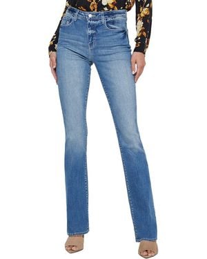 L'Agence Selma High-Rise Sleek Baby Boot - Blue