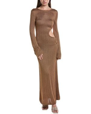 Ba&sh Drapa Maxi Dress - Brown