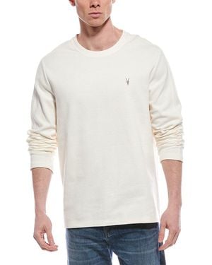 AllSaints Rowe Relaxed Fit Pullover - White