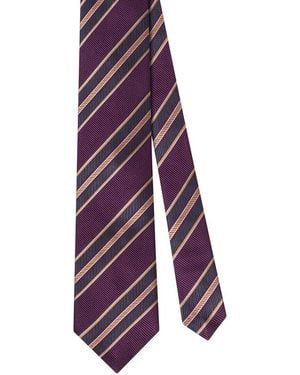Robert Talbott Silk Multi Repp Best Of Class Necktie - Purple