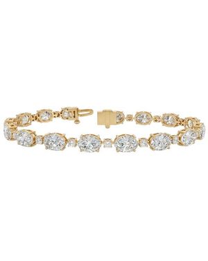 Lab Grown Diamonds 14K 14.00 Ct. Tw. Lab-Grown Diamond Tennis Bracelet - White
