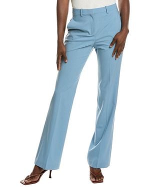 Theory Slim Wool-Blend Trouser - Blue