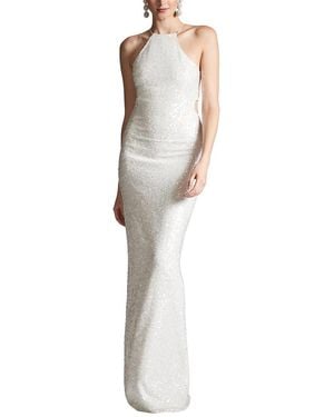 Sachin & Babi Morgan Gown - White