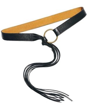 Ada Esme Leather Belt - Black