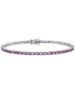Forever Creations USA Inc. Forever Creations Signature Collections 14K 6.50 Ct. Tw. Sapphire Tennis Bracelet - White