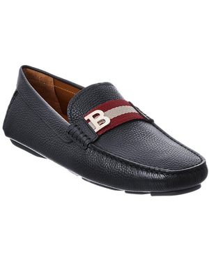 Bally Wiliam Leather Driver - Blue