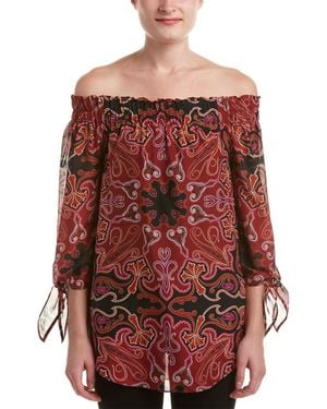 Rachel Zoe Deanna Silk Top - Red