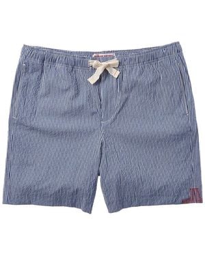 Orlebar Brown Seersucker Swim Trunk - Blue