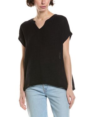 Michael Stars Naomi Gauze Top - Black