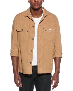 BOSS Linen Shirt Jacket - Natural