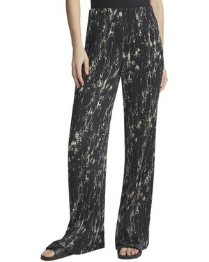 Lafayette 148 New York Plisse Parkside Pant - Black