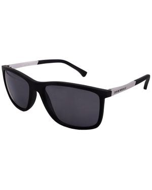 Armani Ea4058 58mm Polarized Sunglasses - Black