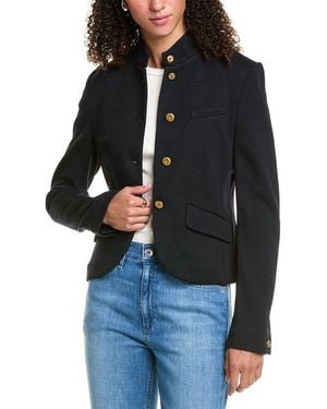 Rag & Bone Slade Cropped Wool-Blend Jacket - Black