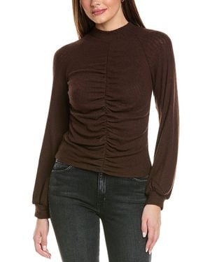 Project Social T L 'amour Cozy Rib Top - Brown