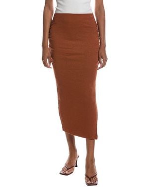 Michael Stars Martine Midi Skirt - Brown