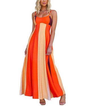 Vincent Maxi Dress - Orange