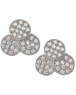 Splendid 5-6Mm Pearl Cz Earrings - Metallic