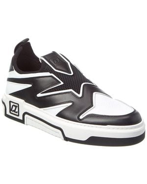 Christian Louboutin Astroflash Leather Trainer - White