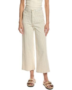 DL1961 Hepburn Stripe Denim Pant - Natural
