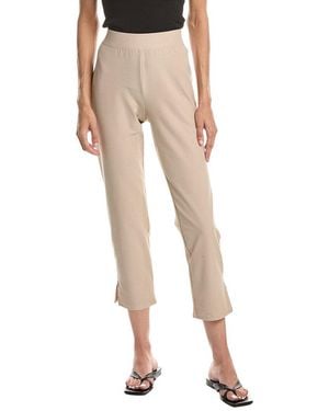 Eileen Fisher Hi Waisted Slim Crop Pant - Natural