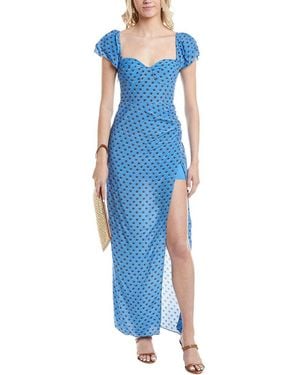 STAUD Avril Maxi Dress - Blue