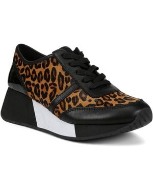 Donald J Pliner Payce Haircalf Trainer - Black