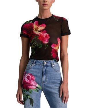 Alice + Olivia Tess T-Shirt - Red
