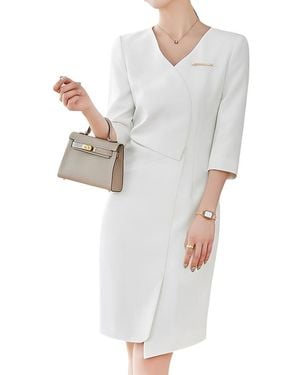 Tedora Dress - White
