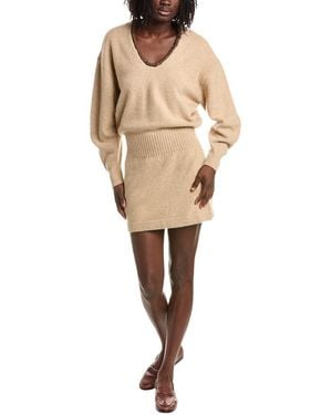 Alexis Colby Wool & Cashmere-Blend Sweaterdress - Natural