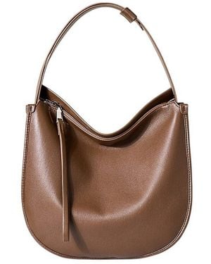 Adele Berto Leather Crossbody - Brown