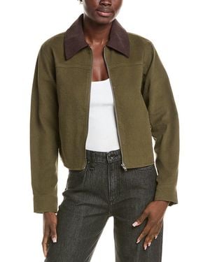 CELESTINE SEI Denim Jacket - Green