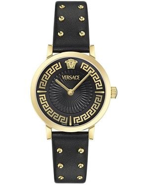 Versace Greca Fortuna Watch - Metallic